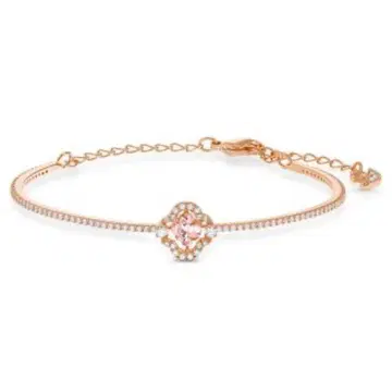Swarovski 플라워 모티브 팔찌 스와로브스키