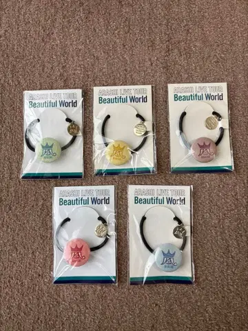 아라시 머리끈 Beautiful World 5개 세트