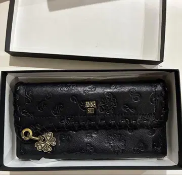 ANNA SUI 블랙 장지갑 박스 포함