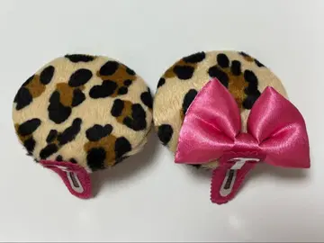 디즈니 미니 레오파드 무늬 핀