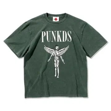 펑크 드렁커스 천사의 아이츠 T셔츠 그린 XL punk drunkers