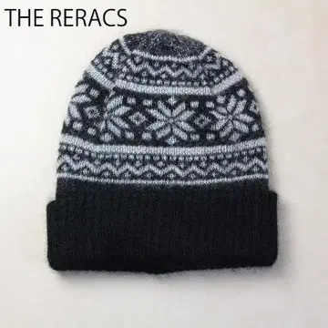 더 릴랙스(THE RERACS) 노르딕 무늬 니트 모자