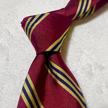 [컨디션 최상] 브룩스브라더스 넥타이 스트라이프 레드 USA제