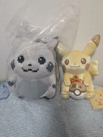 포켓몬 봉제 인형 세트 피카츄 시작 30주년