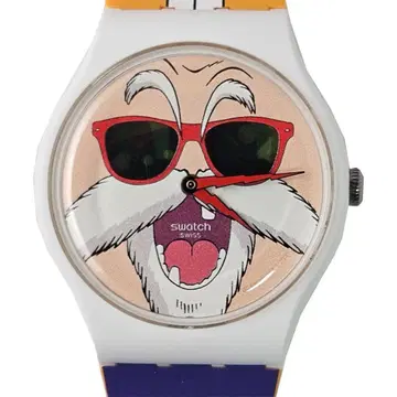 새상품 스와치 카메센닌 SWATCH 드래곤볼Z 콜라보 SUOZ346