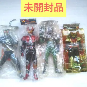 [ 미개봉품 ] 가면라이더 빅 사이즈 소프트 비닐 피규어 4체 세트