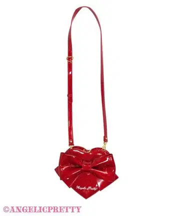 글리터 POP DECO Heart 미니백