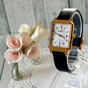 [ 레어 ] SEIKO 루키아 손목시계 1B32-0AT0 전파 솔라 골드