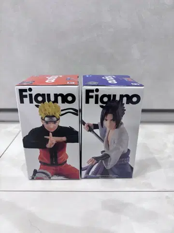 Figuno 나루토 사스케 피규어 2체 세트