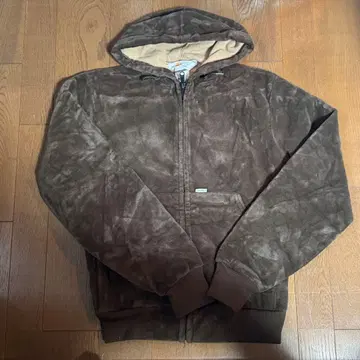 USA제 90s Carhartt 벨로아 지퍼 후드티