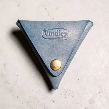 Vindies 삼각형 코인 케이스 로로마 가죽
