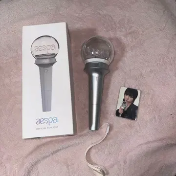 aespa 에스파 응원봉 카리나 트레이딩 카드 포함