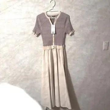 최종 가격 새상품 저스길리티 반팔 스키퍼 도킹 원피스