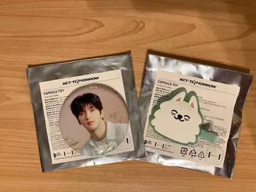 TXT 수빈 용몽 세트 헤어 클립 캡슐 토이 [트레이딩 카드 포함]