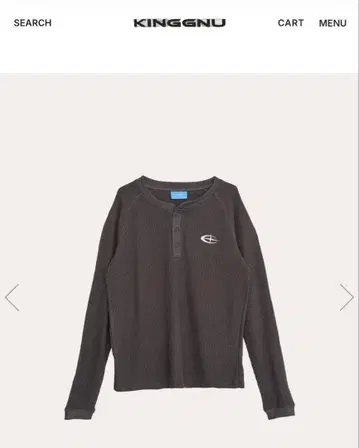 King Gnu CEN+RAL 와플T 차콜 M