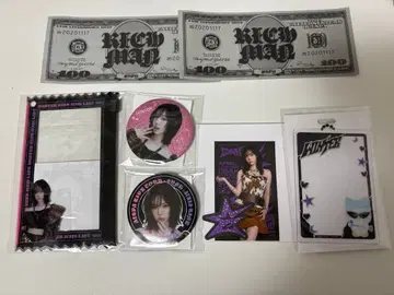 aespa 윈터 랜덤 토이 캔 배지 슬리브 스티커