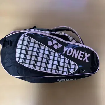 YONEX 체크 무늬 라켓 백