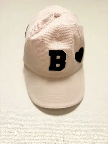 BIBIY 핑크 코듀로이 야구 모자