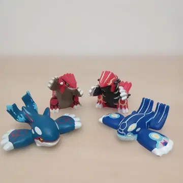 포켓몬 포켓몬 키즈 손가락 인형 원시 그란돈 원시 가이오가 진화 세트