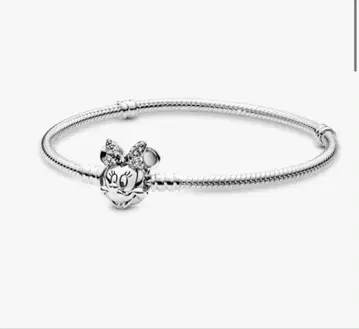 판도라 미니 마우스 참 실버 팔찌 size - 17cm