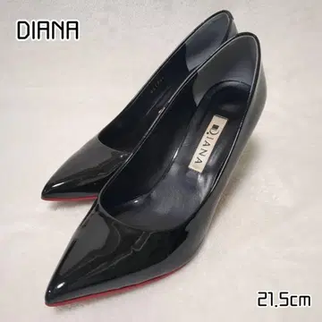 DIANA 21.5cm 다이애나 에나멜 펌프스 레드 솔