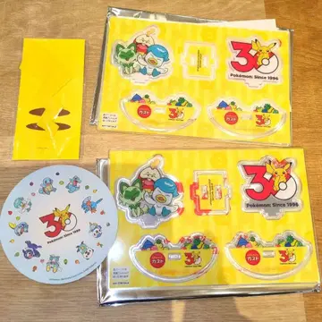 포켓몬 가스트 콜라보 30주년 기념 흔들흔들 아크릴 스탠드 x 2