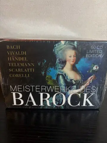 미개봉 60CD 락 명곡집 BAROQUE MASTERPIECES