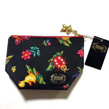 페이 하이 하이디 파유 보트형 파우치 블랙