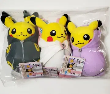 피카츄 잠옷 컬렉션 봉제 인형 블래키, 님피아, 에브이