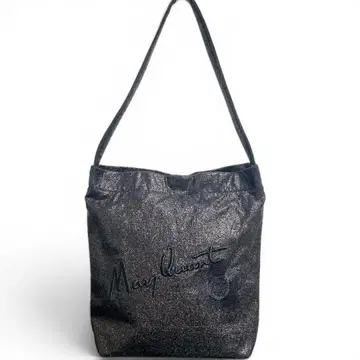 마리콴트 글리터 숄더백 실버