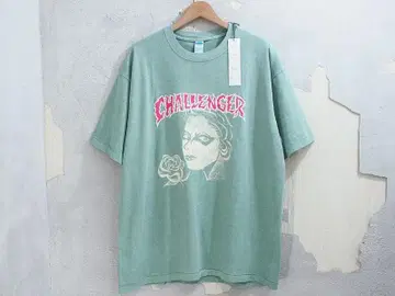 새상품 L CHALLENGER PUNK GIRL TEE 피그먼트 티셔츠