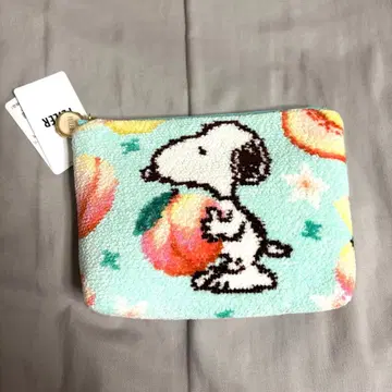 새상품 페이러 스누피 피치 보트형 파우치