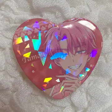 타몬군 지금 어느 쪽 온리샵 하트형 캔뱃지 후쿠하라 타몬