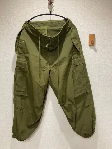 HAVERSACK 코튼 카고 파라슈트 팬츠 와이드 팬츠