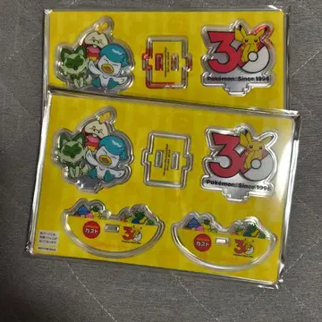 포켓몬 가스 콜라보 아크릴 스탠드 팔데아 피카츄