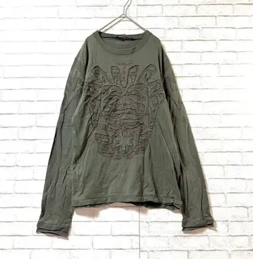 [클래스 로베르토 카발리] 빅 사이즈 48 올오버 디자인 자수 티셔츠