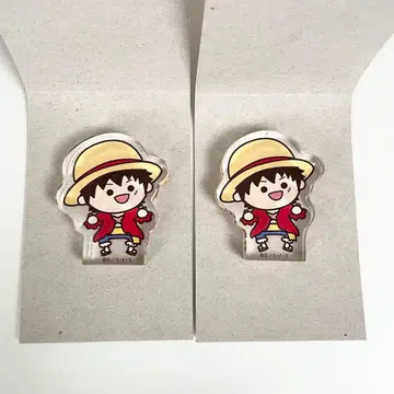 원피스 상디의 간식 아크릴 블록 루피