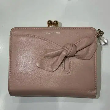 질스튜어트 가마구치 리본 접이식 지갑 핑크 박스 포함 시 댓글 주세요