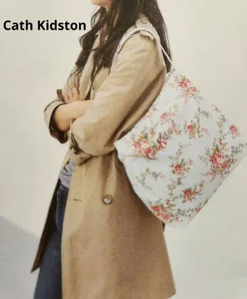 [ 미개봉 새상품 ] Cath Kidston 꽃무늬 2WAY 숄더백 부록