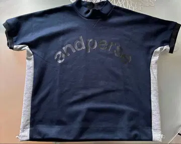 앤퍼시 모크넥 셔츠 네이비 L