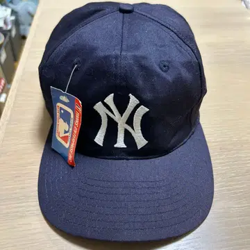 양키스 90s 네이비 야구 모자 vintage