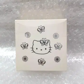 헬로 키티 사진 프레임 시계 나비 키티