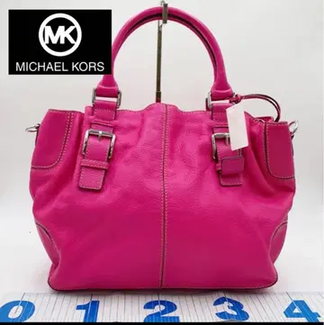[새상품급] 마이클코어스 2WAY 백 가죽 핑크