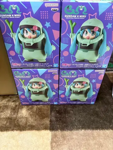 GUNDAM x MIKU 피규어 4세트