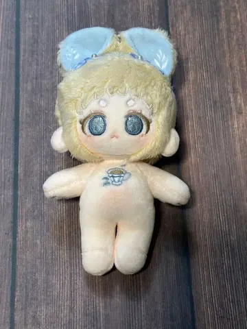 무속성 봉제 인형 10cm 블루 찻주전자