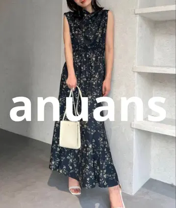 새상품급 anuans 슬리브리스 원피스 FREE 네이비 여성용