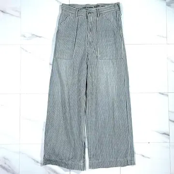 45R 와이드 팬츠 R 자수 히코리 스트라이프 사이즈 2