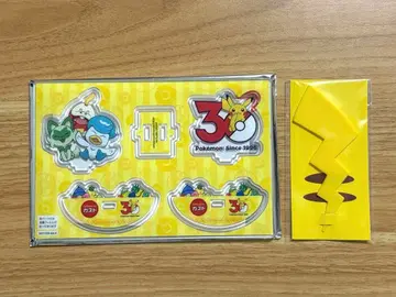 가스 포켓몬 흔들흔들 아크릴 스탠드 피카츄 & 팔데아 & 호일 커터