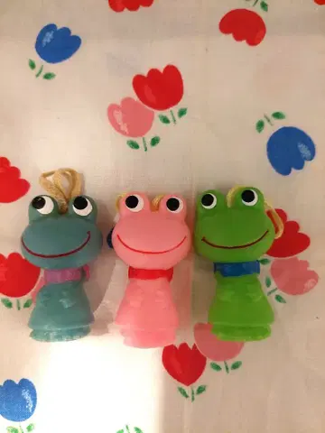 쇼와 레트로 케로짱 코로짱 손가락 인형