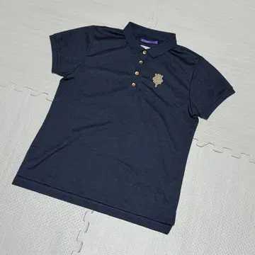 빔즈 골프 네이비 피케 셔츠 골드 버튼 L 사이즈